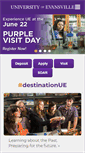 Mobile Screenshot of evansville.edu